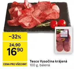 Tesco Tesco Vysočina krájená nabídka