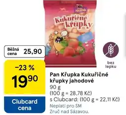 Tesco Pan Křupka Kukuřičné křupky jahodové nabídka