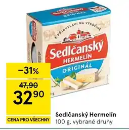 Tesco Sedlčanský Hermelín nabídka