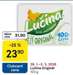 Tesco Lučina Originál nabídka