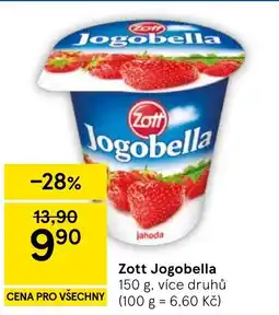 Tesco Zott Jogobella nabídka