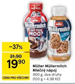 Tesco Müller Müllermilch Mléčný nápoj nabídka