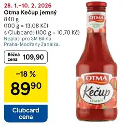Tesco Otma Kečup jemný nabídka