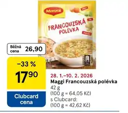 Tesco Maggi Francouzská polévka nabídka