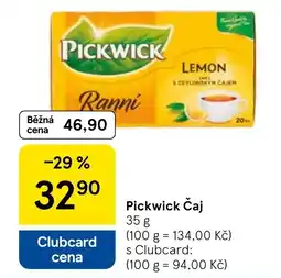 Tesco Pickwick Čaj nabídka