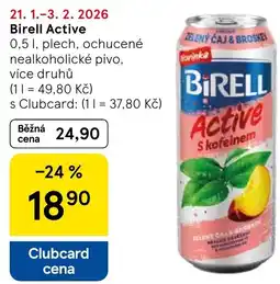 Tesco Birell Active nabídka