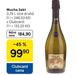 Tesco Mucha Sekt nabídka