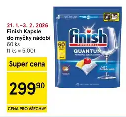 Tesco Finish Kapsle do myčky nádobí nabídka