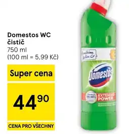 Tesco Domestos WC čistič nabídka