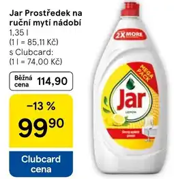 Tesco Jar Prostředek na ruční mytí nádobí nabídka