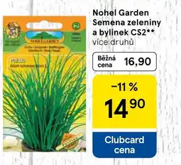 Tesco Nohel Garden Semena zeleniny a bylinek CS2 nabídka