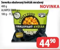 Partner Maloobchodní síť Severka obalovaný květák mražený nabídka