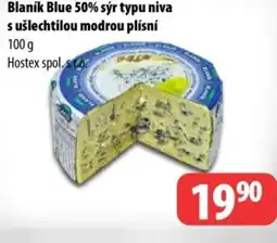Partner Maloobchodní síť Blaník Blue 50% sýr typu niva s ušlechtilou modrou plísní nabídka