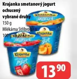Partner Maloobchodní síť Krajanka smetanový jogurt ochucený nabídka