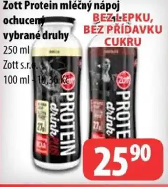 Partner Maloobchodní síť Zott Protein mléčný nápoj nabídka