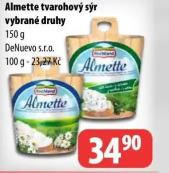 Partner Maloobchodní síť Almette tvarohový sýr nabídka