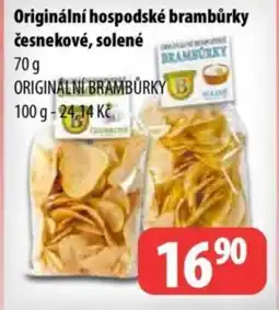 Partner Maloobchodní síť Originální hospodské brambůrky česnekové, solené nabídka