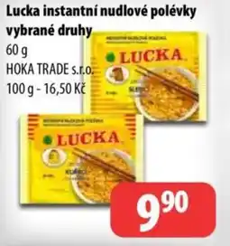 Partner Maloobchodní síť Lucka instantní nudlové polévky nabídka