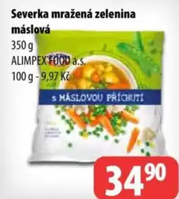 Partner Maloobchodní síť Severka mražená zelenina máslová nabídka
