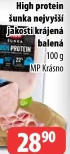 Partner Maloobchodní síť High protein šunka nejvyšší jakosti krájená balená nabídka