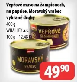 Partner Maloobchodní síť Vepřové maso na žampionech, na paprice, Moravský vrabec nabídka