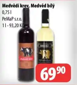 Partner Maloobchodní síť Medvědí krev, Medvěd bílý nabídka