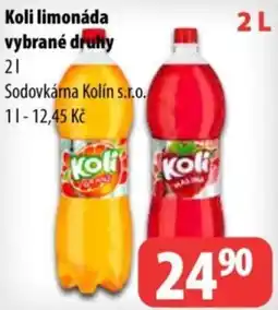 Partner Maloobchodní síť Koli limonáda nabídka