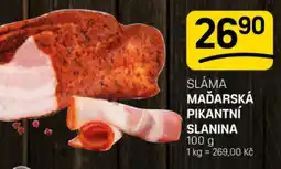 Flop Sláma maďarská pikantní slanina nabídka