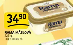 Flop Rama máslová nabídka