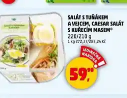 Penny Market Caesar salát s kuřecím masem nabídka