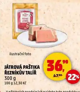 Penny Market Játrová paštika nabídka