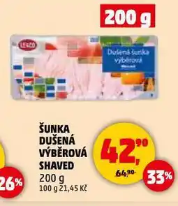 Penny Market Šunka dušená výběrová shaved nabídka