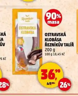 Penny Market Ostravská klobása nabídka