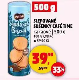 Penny Market Slepované sušenky café time nabídka