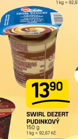 Flop Swirl dezert pudinkový nabídka