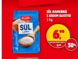 Penny Market Sůl kamenná s jodem gustito nabídka