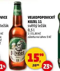 Penny Market Pivo velkopopovický kozel nabídka