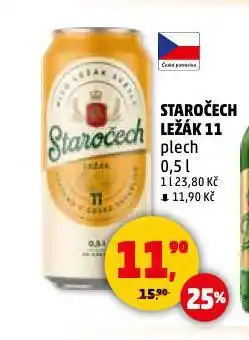 Penny Market Pivo staročech nabídka