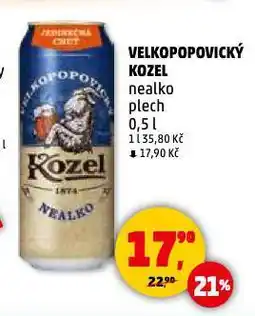 Penny Market Pivo velkopopovický kozel nealko nabídka
