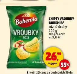 Penny Market Chipsy vroubky bohemia nabídka