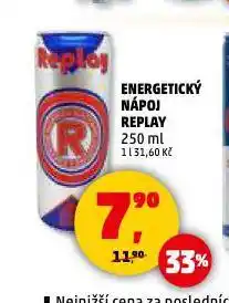 Penny Market Replay energetický nápoj nabídka