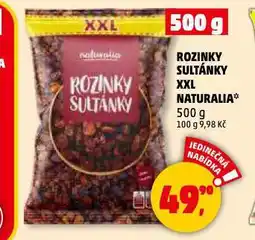 Penny Market Rozinky sultánky naturalia nabídka