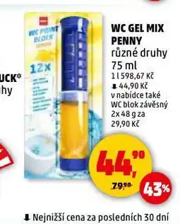 Penny Market Wc gel mix nabídka