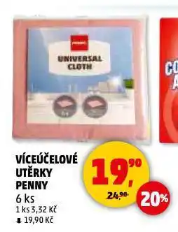 Penny Market Víceúčelové utěrky nabídka