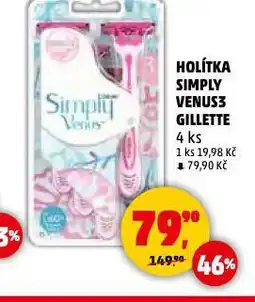 Penny Market Gillette holítka simply venus3 nabídka