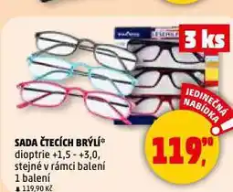 Penny Market Sada čtecích brýlí nabídka