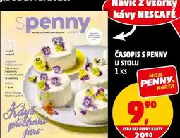 Penny Market Časopis s penny u stolu nabídka
