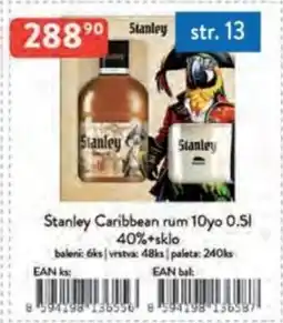 Qanto Stanley Caribbean rum 10yo nabídka