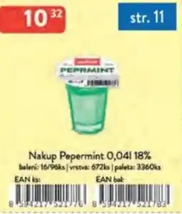 Qanto Nakup Pepermint 18% nabídka