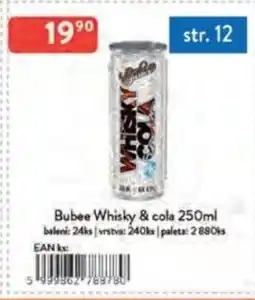 Qanto Bubee Whisky & cola nabídka